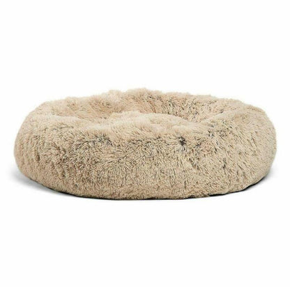 Pawora™ Ultra-Soft Calming Donut Bed – Fluffy Anti-Anxiety Nest for Cats & Small Dog