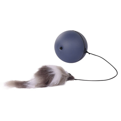 Pawora™ Smart Interactive Rolling Ball – Self-Moving Mouse Teaser Toy for Cats
