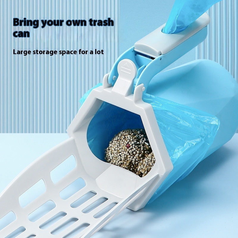 Pawora™ Large-Capacity 2-in-1 Cat Litter Scoop with Waste Storage