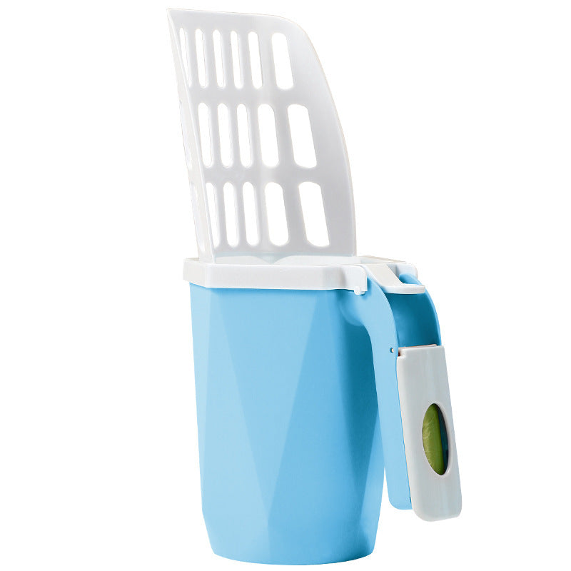 Pawora™ Large-Capacity 2-in-1 Cat Litter Scoop with Waste Storage