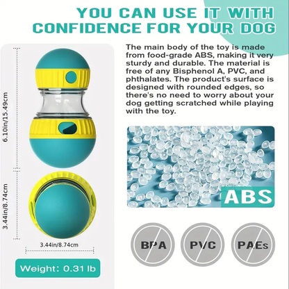 Pawora™ Adjustable Treat Dispenser Toy – Interactive Slow Feeder for Dogs