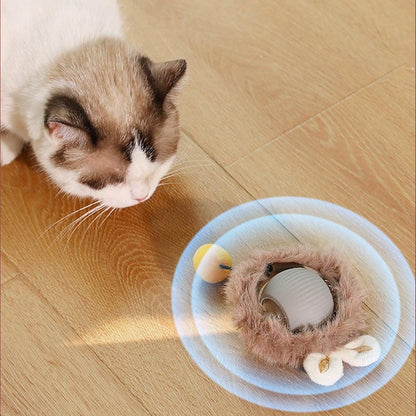 Pawora™ Smart Interactive Rolling Ball Toy – Self-Moving Play Toy for Cats & Dogs