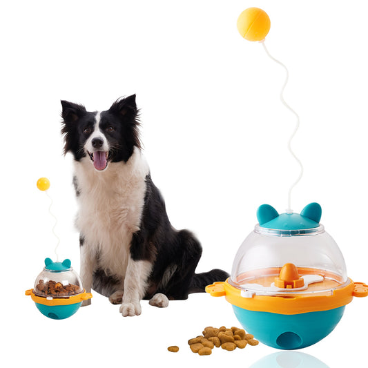 Pawora™ Interactive Tumbler Treat Dispenser – Slow Feeder Toy for Dogs & Cats
