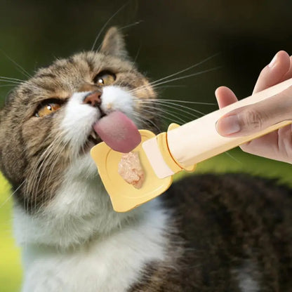 Pawora™ Lickable Cat Treat Squeeze Feeder Spoon