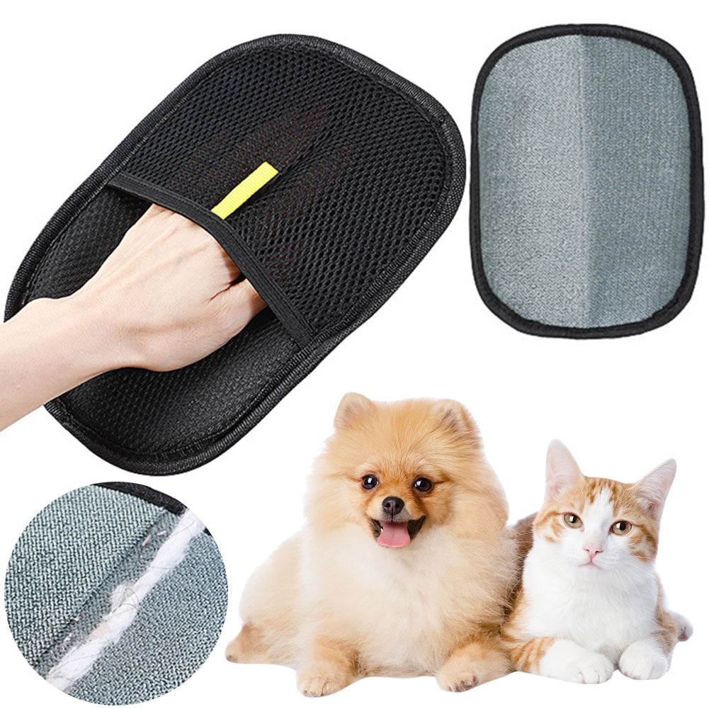 Pawora™ Pet Hair Remover Mitt – Reusable Fur Cleaning Glove for Sofa & Furniture