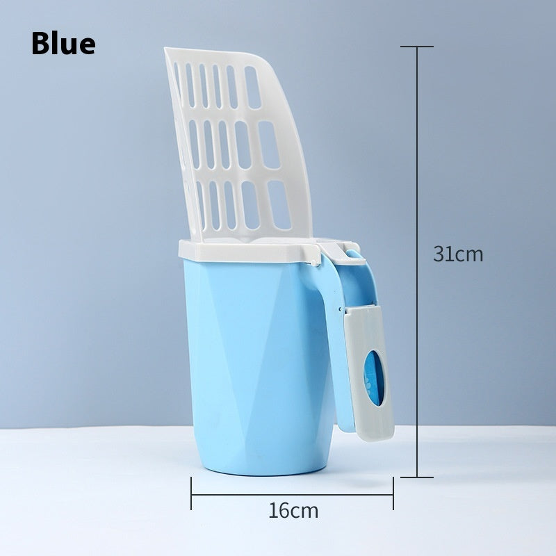 Pawora™ Large-Capacity 2-in-1 Cat Litter Scoop with Waste Storage