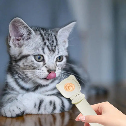 Pawora™ Lickable Cat Treat Squeeze Feeder Spoon