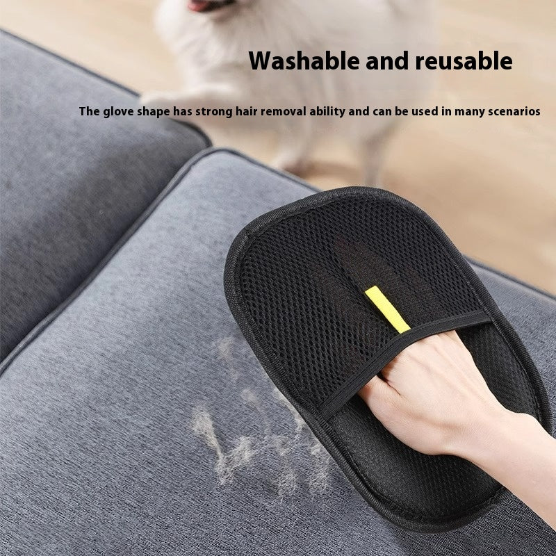 Pawora™ Pet Hair Remover Mitt – Reusable Fur Cleaning Glove for Sofa & Furniture