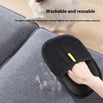 Pawora™ Pet Hair Remover Mitt – Reusable Fur Cleaning Glove for Sofa & Furniture