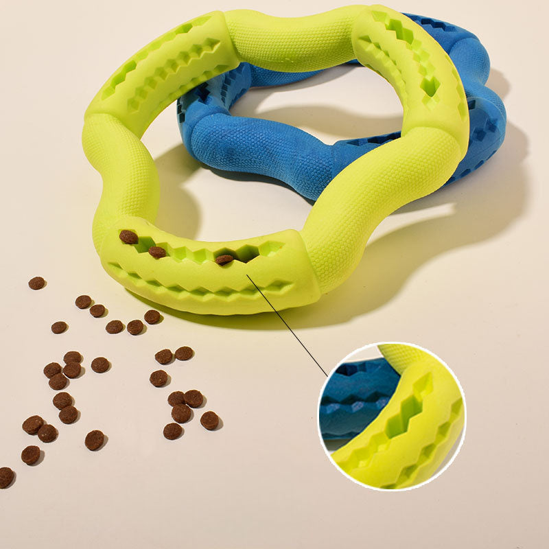 Pawora™ Interactive Chew Ring Toy – Durable Dental Toy for Dogs